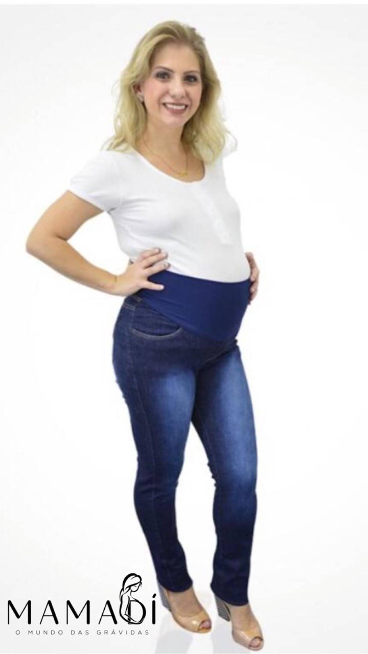 calça jeans gestante