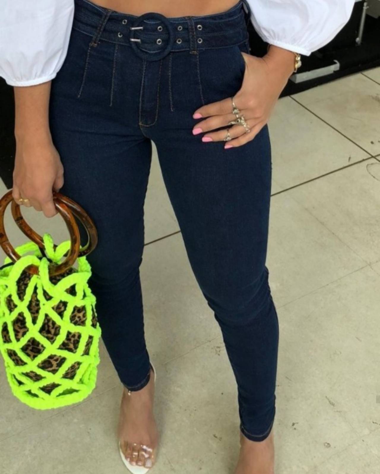 calça jeans feminina bebela