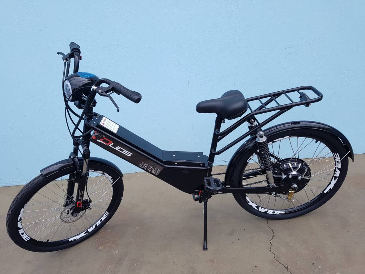 Bicicleta Elétrica Confort FULL 800W 48V 15Ah Cor Preta - Gran