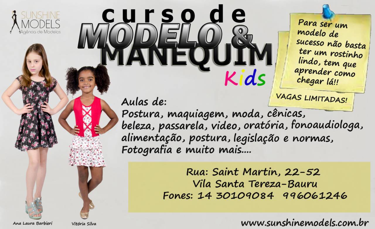 Curso De Modelo E Manequim Em Bauru Sp Classificados Solutudo