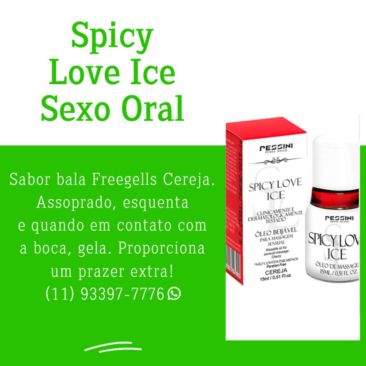 Spicy love ice função dupla: esquenta e gela - 7ª categoria – lambuze-se -  sexo oral em Guarulhos, SP | Classificados - Solutudo