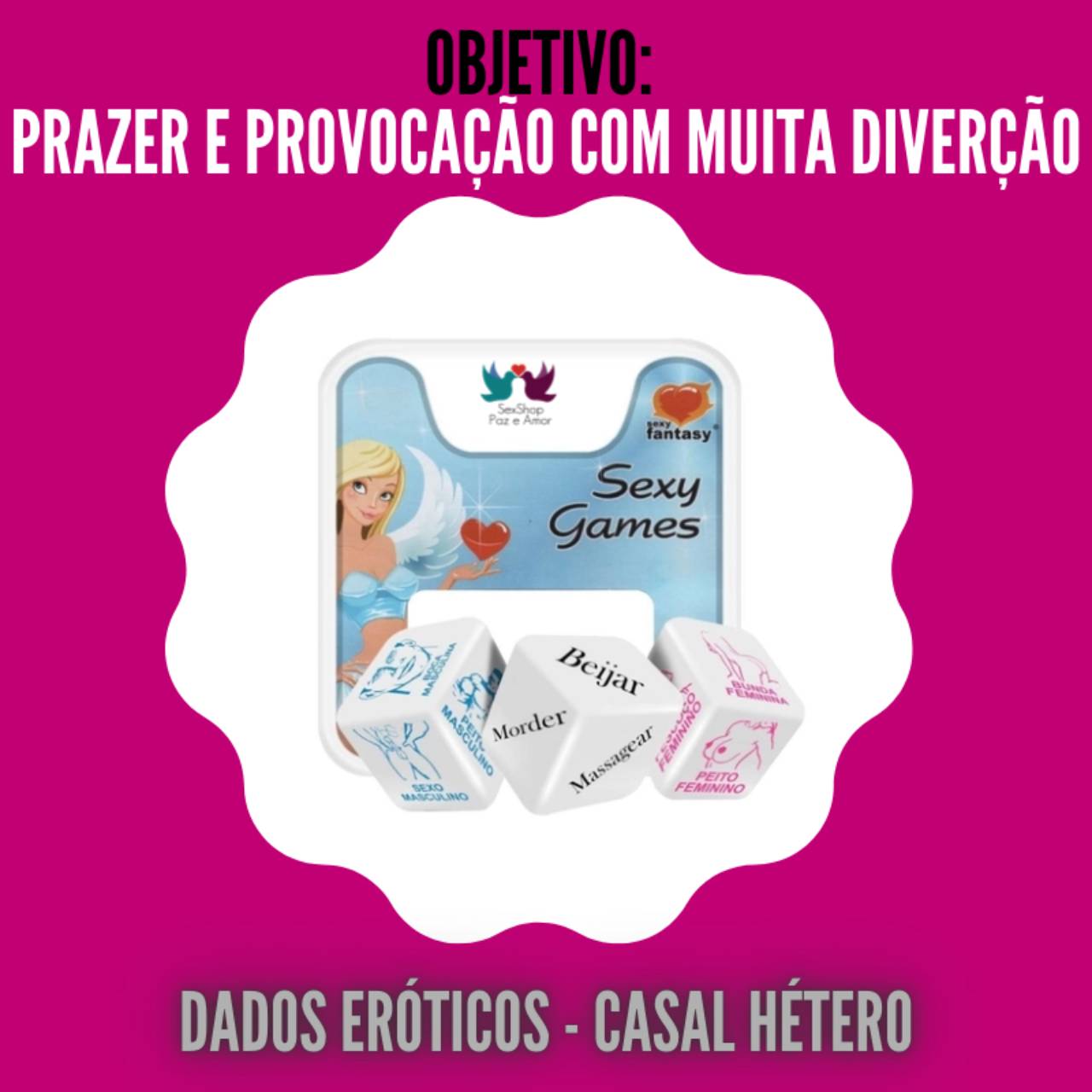 Dados Eróticos Casal Hétero 16ª Categoria Divirta Se Brincadeiras Eróticas Em Guarulhos