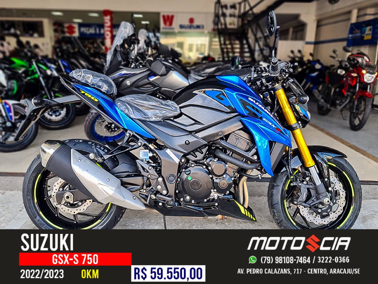 Suzuki gsx-s 750 - 2022/2023 em Aracaju, SE | Classificados - Solutudo