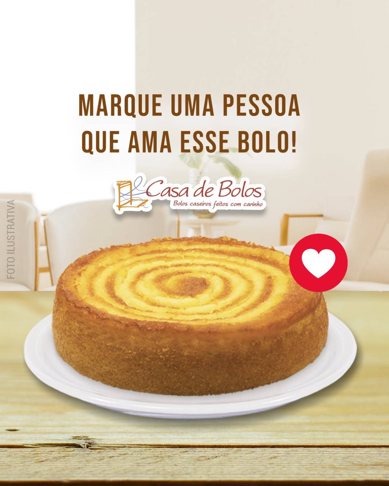 Bolo de Fubá - Casa de Bolos