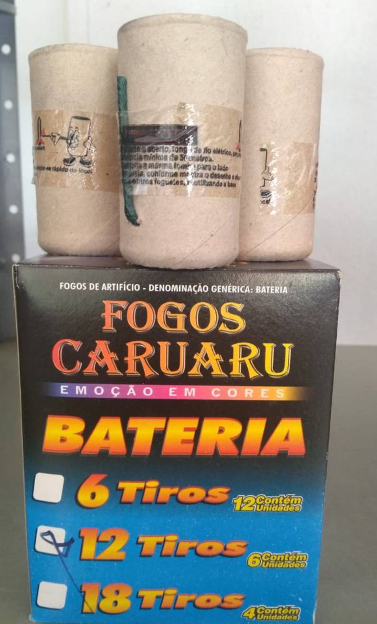 Fogos de artificio denominação genérica - bateria de 12 tiros em bauru