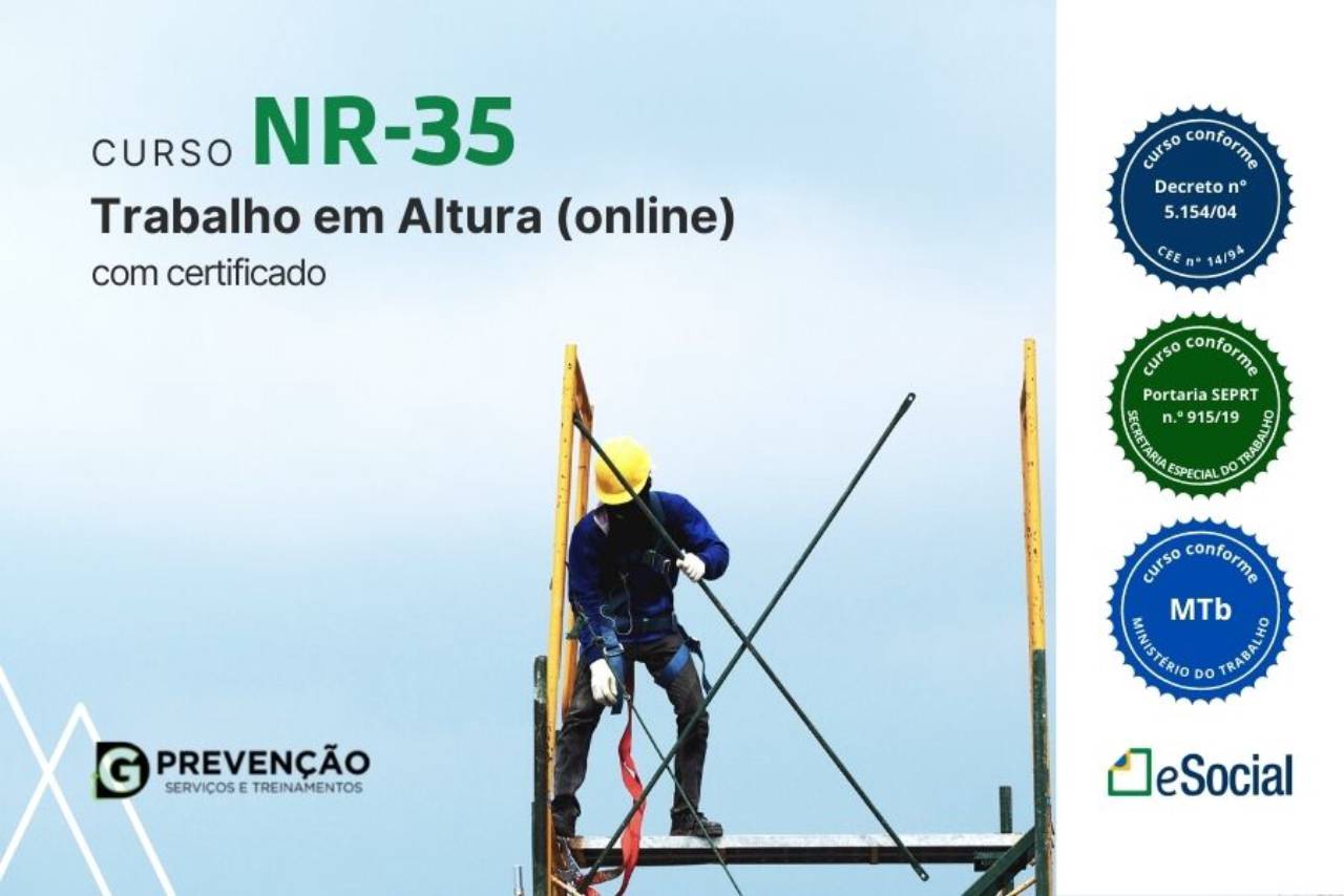 Curso De Nr 35 Trabalho Em Altura Ead Em Aracaju Se Classificados Solutudo 8734