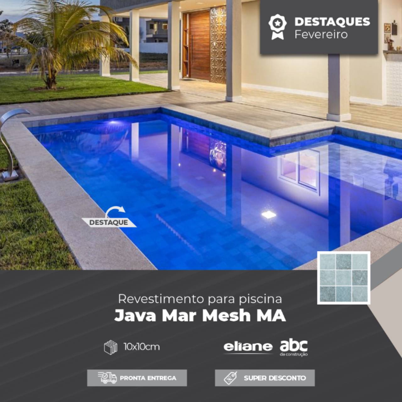 Revestimento para piscin java mar mesh ma em Riviera de Santa Cristina ...
