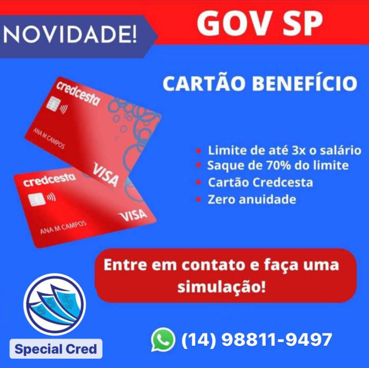 Cartão Consignado Governo De Sp Em Bauru Em Bauru Sp Classificados Solutudo 4214