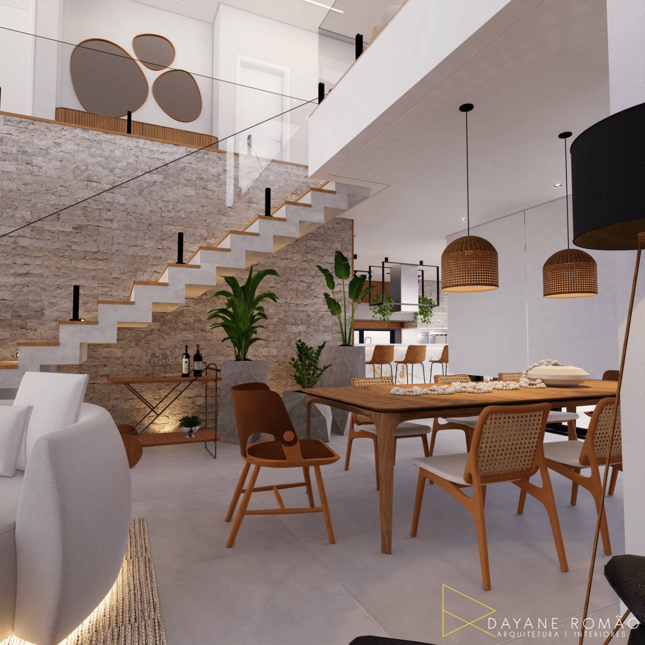 Projeto de interiores em Santa Bárbara Resort Residence, SP ...