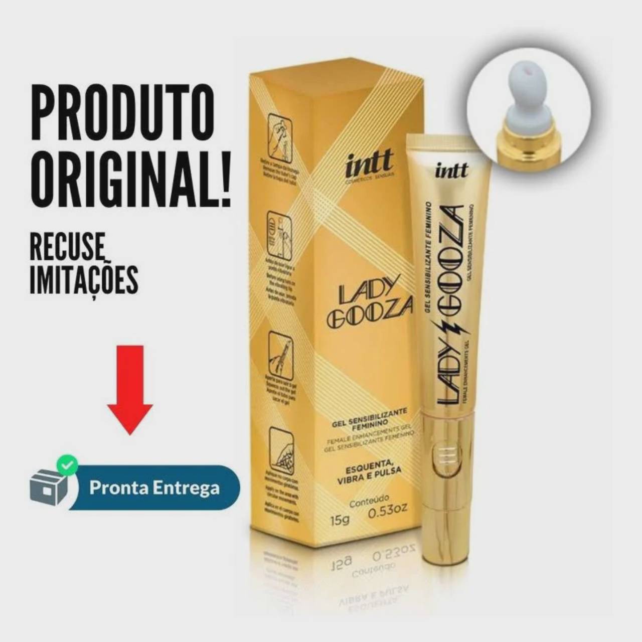 Lady gooza gel sensibilizante ativador de orgasmo ponta vibratória 15g em  Goiânia, GO | Classificados - Solutudo