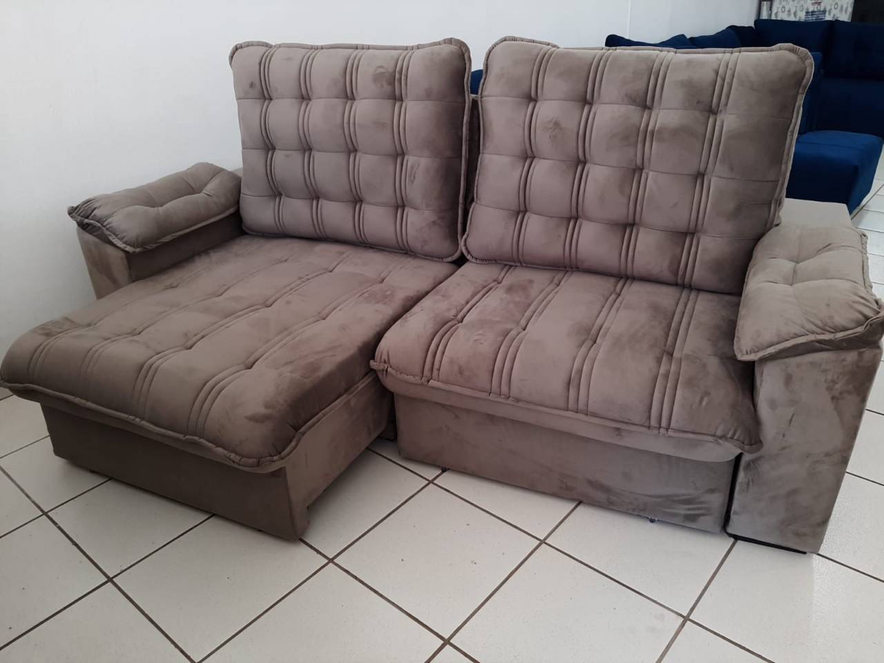 Sofá retratil e reclinável em bauru 2,5 metros em Bauru, SP