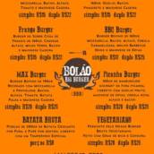 Novo Cardapio Bolão Big Burguer