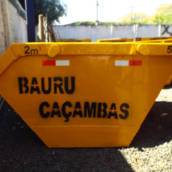 Caçamba estacionária de 2m³ em Bauru