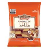 Fondant sabor Leite com Chocolate 160g - DaColônia  em Foz do Iguaçu, PR por Pronapi Produtos Naturais