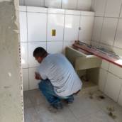 Aplicação de Piso