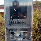 Poste Padrão com Caixa de Acrílico