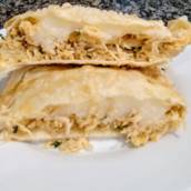 Pastel de frango com catupiry