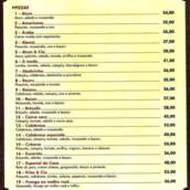 cardápio