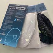 Mascaras Santa Rita - Tecido Antibacteriano Lavável 2uni em Tietê