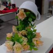 cascata de flores 