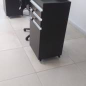 Carrinho Auxiliar Preto com chave - Bauru