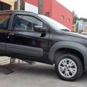 UNO WAY 1.0 - FLEX - 2012 - PRETO - DIR HIDR + VID ELETR + TR ELETR