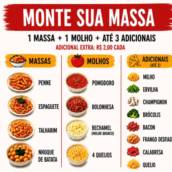 Massas e Molhos em Foz do Iguaçu: Monte a Sua