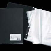 Pasta Catalogo Oficio C/ Visor e 50 Envelopes Plásticos