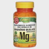 Magnésio quelato 60 cápsulas - 350mg Unilife