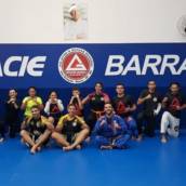 Treino de kickboxing