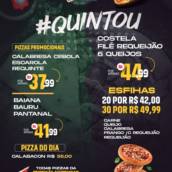 Promoção de quinta em Botucatu, SP por Pizzaria e Esfihas Explosão 