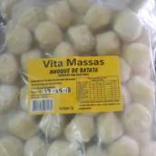 Nhoque de batata recheado com mussarela
