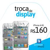 Troca de Display iPhone 4/4S - Visibilidade Perfeita - Marília, SP