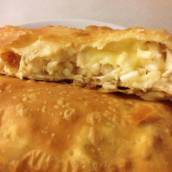 Pastel de palmito com queijo 