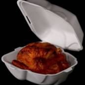 Embalagem Isopor para Frango Assado