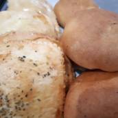 Pastéis Assados de Pizza, Frango com Palmito e Calabresa