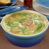 Sopa de Fubá c/ Couve 