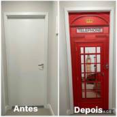 Adesivo personalizado para porta 