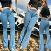 Calça flare bebela jeans amalia
