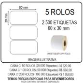 ETIQUETA BALANÇA 60x30 - 5 ROLOS