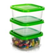 Conjunto de Pote 3 Peças Prime Ercaplast 