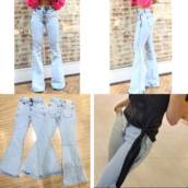 Calça bebela jeans flare beatriz