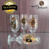 Conjunto 4 taças