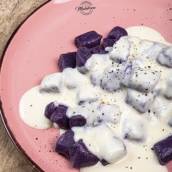 GNOCCHI DE BATATA DOCE ROXA