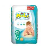 Fralda Mili Mega ultra seca tam g 42 unidades