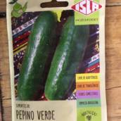 semente pepino verde comprido 