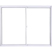 Janela de Alumínio Slim Branca 2 Folhas 100x100cm Aluvid