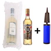 Embalagem Inflável Transporte de cachaça licor WHISKY vodkca cerveja