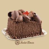 Bolo de chocolate amargo