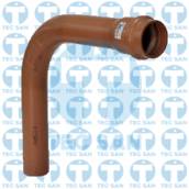 Curva 90° pvc junta elástica ponta-bolsa-anel (PBA)